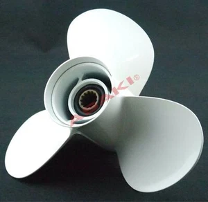For YAMAHA 30-50 HP 40TLRA Propeller 663-45945-02-EL 69W-45945-00-EL 3X11 1/8X13 - Picture 1 of 3