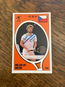 Panini Supersport 1988 Miloslav Mecir #198 Iachini Back new as in pic - Picture 1 of 2