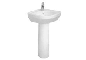 Vitra S50 40Cm 1Th Corner Washbasin - White *Basin Only* - Picture 1 of 2