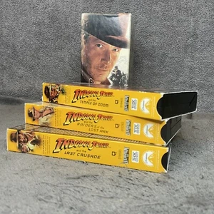 The Adventures of Indiana Jones Trilogy VHS~ Like New - Picture 1 of 3