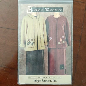 Vintage Sarah's Wardrobe Easy Fit Jacket Sewing Pattern S-XXL 🌸 - Picture 1 of 24
