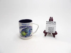 Property of Monsters Inc U Scarer Training Coffee Mug Disney Store Pixar Tea Cup - Picture 1 of 3