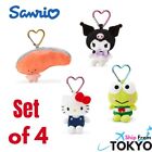 Sanrio Set Of 4 Hello Kitty Kirimi Kuromi Keroppi Mini Mascot Key chains  Gift 