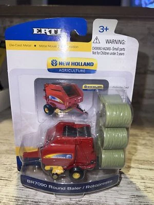 1/64th Scale New Holland BR7090 Round Baler Die-Cast Ertl - Image 1 of 4