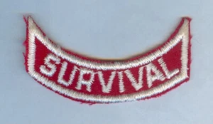 PENNSYLVANIA CIVIL AIR PATROL "SURVIVAL" SHOULDER TAB ..... MINT! .... RARE! - Imagen 1 de 1