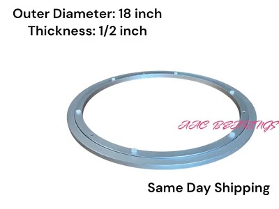 300 Pounds Capacity Heavy Duty Aluminum Lazy Susan, Turntable Bearings (18 Inch - Image 1 of 3