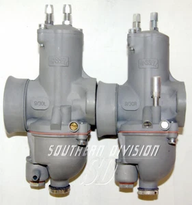 Par NUEVO Carburador Concéntrico 30mm Wassell 930 Carburador Triumph BSA Norton - Imagen 1 de 6