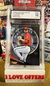 2015 BOWMAN’S BEST LUCAS GIOLITO ROOKIE GEM PGA 10 MINT C STORE #TP25 RC READ - Picture 1 of 4