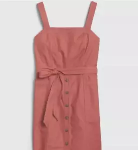 GAP Damen rosa City knielanges Schürzenkleid Gr. 4 NEU - Bild 1 von 14