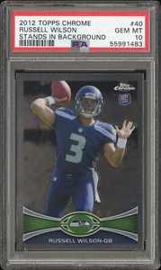 Russell Wilson 2012 Topps Chrome ROOKIE #40 PSA 10 - Picture 1 of 2