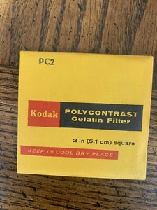 Kodak PC2 Polycontrast Filters | 2" x 2" Gelatin Filters - Picture 1 of 2