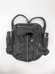 Alexander Wang Marti schwarzes Lammfell 3-Wege Rucksack Tasche - Bild 1 von 12