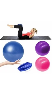 (set Of 3) 9” Mini Exercise Ball Pro Body Pilates For Fitness - Picture 1 of 6