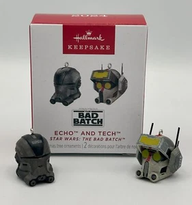 Hallmark Keepsake Mini Ornaments 2024, Star Wars: The Bad Batch Echo and Tech - Picture 1 of 1