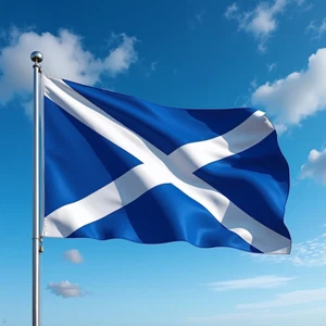 SCOTLAND ST ANDREW FLAG 3x2 feet polyester 90cm x 60cm flags Scottish - Picture 1 of 2