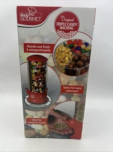 Máquina dispensadora de triple caramelo máquina 3 compartimentos bola de goma bocadillos - Imagen 1 de 9