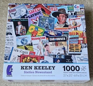 Ken Kelley Newsstand 1000 PC Puzzle 27"x20" New  - Picture 1 of 3