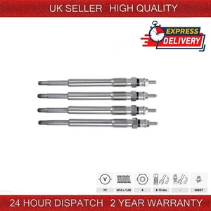 4X GLOW PLUGS FOR MERCEDES-BENZ A B C E S GLS GLE GLA CLA CDI 7V A0011598001 - Picture 1 of 9