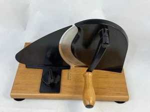 Cortadora de pan manual de madera de teca premium - Espesor ajustable. - Imagen 1 de 5