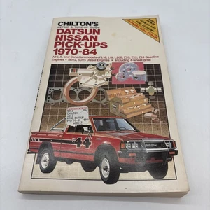 Chilton's Repair Manual. Datsun Nissan Pick-ups 1970-1984. Part No. 6816. - Foto 1 di 9