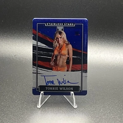 57/75 2022 Impeccable WWE TORRIE WILSON Stainless Stars Auto - Image 1 of 2
