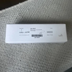 new Con-Tech Lighting LA-10-P Top Access End Feed Track Connector track lighting - Picture 1 of 2