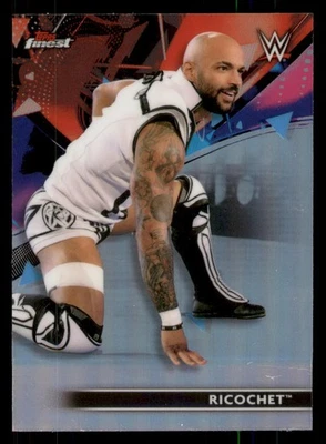 Ricochet 2021 Topps Finest WWE #33 Refractors - Image 1 of 2