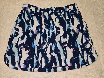 Slazenger Azul Rosa Blanco Abstracto Golf Tenis Falda Pantalones Cortos Skort Talla Mediana  Foto 1 de 4