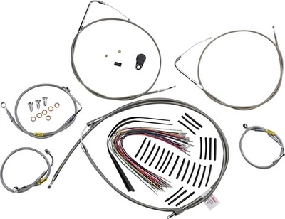 Kit de control marca Burly barra excavadora 15 pulgadas Harley FLHT/FLHTC/FLHTCU 00-06 Foto 1 de 2