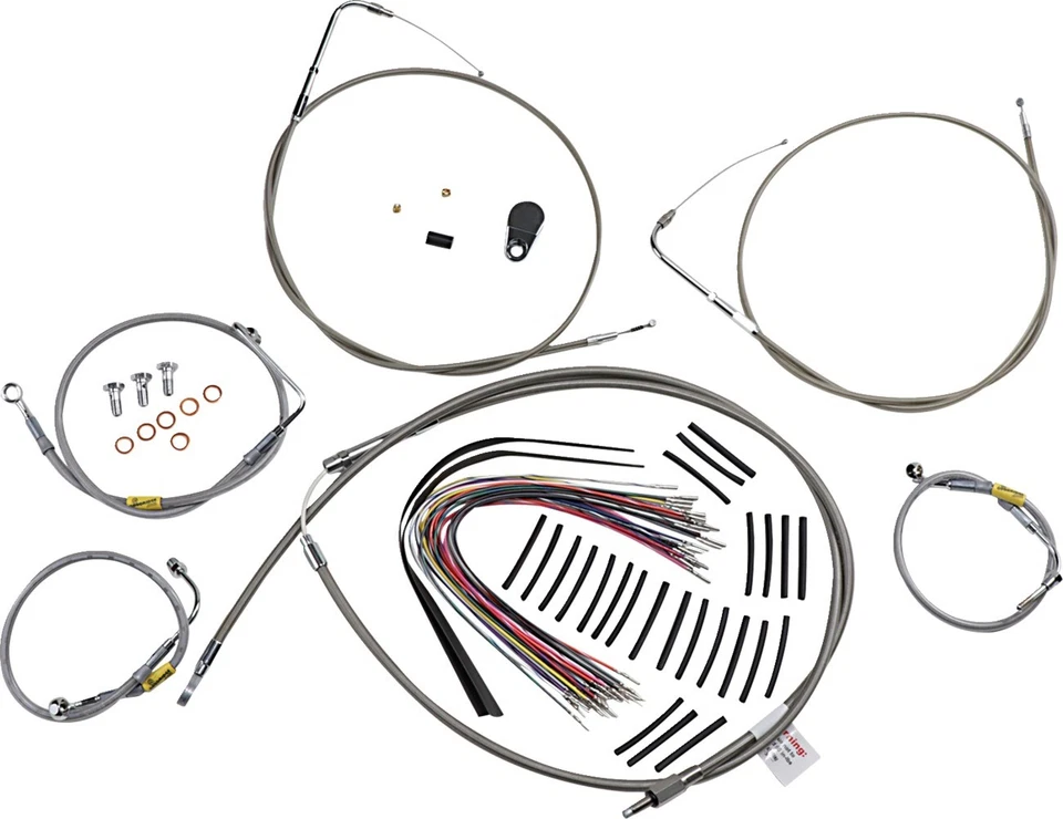 Burly Brand Control Kit 15 дюймов Bagger Bar Harley FLHT/FLHTC/FLHTCU 00-06 - Изображение 1 из 2