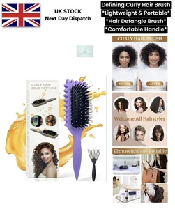 Curly Hair Brush Defining Brush Bounce Curl & Curl Unisex All Style Hair Brush - Picture 1 of 17