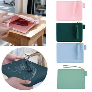 Silicone Cosmetic Bag Waterproof Digital Storage Bag Portable Makeup Pouch - Picture 1 of 5