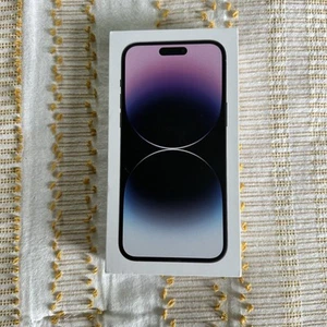 iPhone 14 Pro Max Deep Purple 128GB Empty Box With Charging Cable Only - Photo 1 sur 3