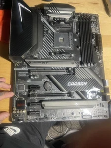 For MSI MPG B550 GAMING CARBON WIFI motherboard DDR4 128G HDMI+DP ATX Tested ok - Afbeelding 1 van 2