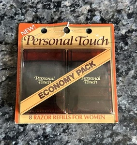 SEALED Schick Personal Touch Razor Refills Economy Pack 8 Twin Blade Cartridges - Picture 1 of 2