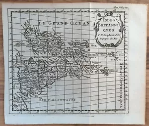 Sanson Original Karte England Schottland Irland - 1720 - Bild 1 von 1