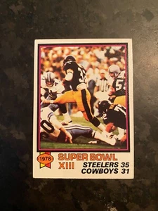 Super Bowl XIII 1979 Topps Football #168 ¡FRANCO HARRIS! ¡CENTRADO! $1 ENVÍO! - Imagen 1 de 2