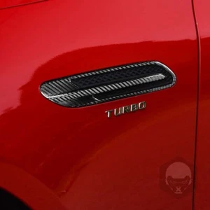 Real Carbon Fiber Side Bumper Fender Air Vent Trim For Benz AMG GT53 GT63 19-20 - Picture 1 of 7