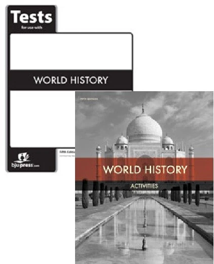 BJU Press - World History Activity Manual 512723 and Tests 512764 (5th Ed) - Image 1 of 1