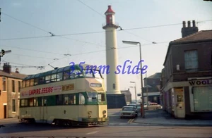 BLACKPOOL BALLOON TRAM 710 FLEETWOOD 1970X ORIGINAL SLIDE+COPYRIGHT - Picture 1 of 1