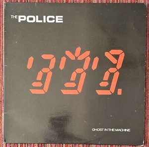 THE POLICE GHOST IN THE MACHINE RARE 1981 WHITE LABEL SPAIN PROMO LP - Picture 1 of 6