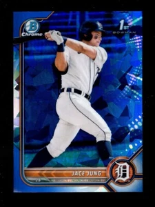 Bowman 2022 cromo zafiro BDC15 JACE JUNG RC TIGERS - Imagen 1 de 1