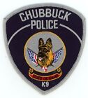 IDAHO ID CHUBBUCK POLICE K-9 NICE SHOULDER PATCH SHERIFF
