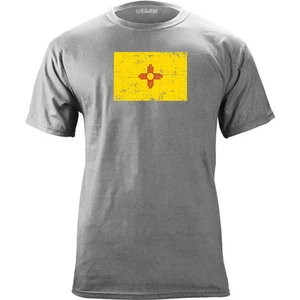 New Mexico State Flag Distressed T-Shirt - Bild 1 von 2