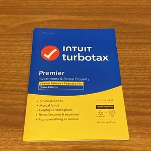 TurboTax Premier 2023 Bund + E-Akte + Bundesland für PC/Mac CD oder Download USA - Bild 1 von 3