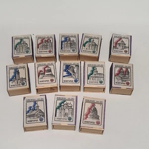 Lot of 13 vintage matches of the times of the USSR, matchboxes new - Picture 1 of 12