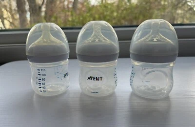 Avent 瓶 - 3 件套。  轻轻使用条件! — 第 1/4 张图片
