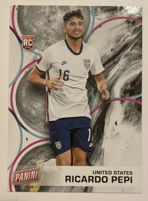 Ricardo Pepi - 2022 Panini Father's Day Rookie RC USA Promo Set Base #FD5 - Image 1 of 2