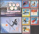 Olympischer Winter Sapporo-72 1971 Jemen A.R, Mi 1440-46 BL 172-73 Wintersport