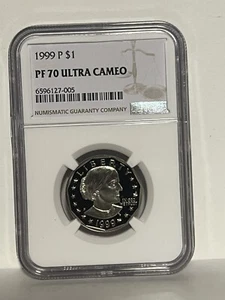 1999-P PF70UCam Susan B Anthony Dollar NGC Brown Label * - Picture 1 of 2